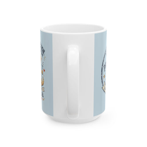 Cute Lab Lover Mug — "Cuteness Overload" Ceramic Coffee Cup (11oz & 15oz)