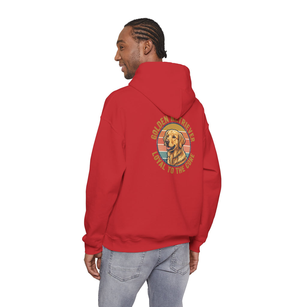Golden Retriever Hoodie — "Loyal to the Core" Dog Lover Pullover
