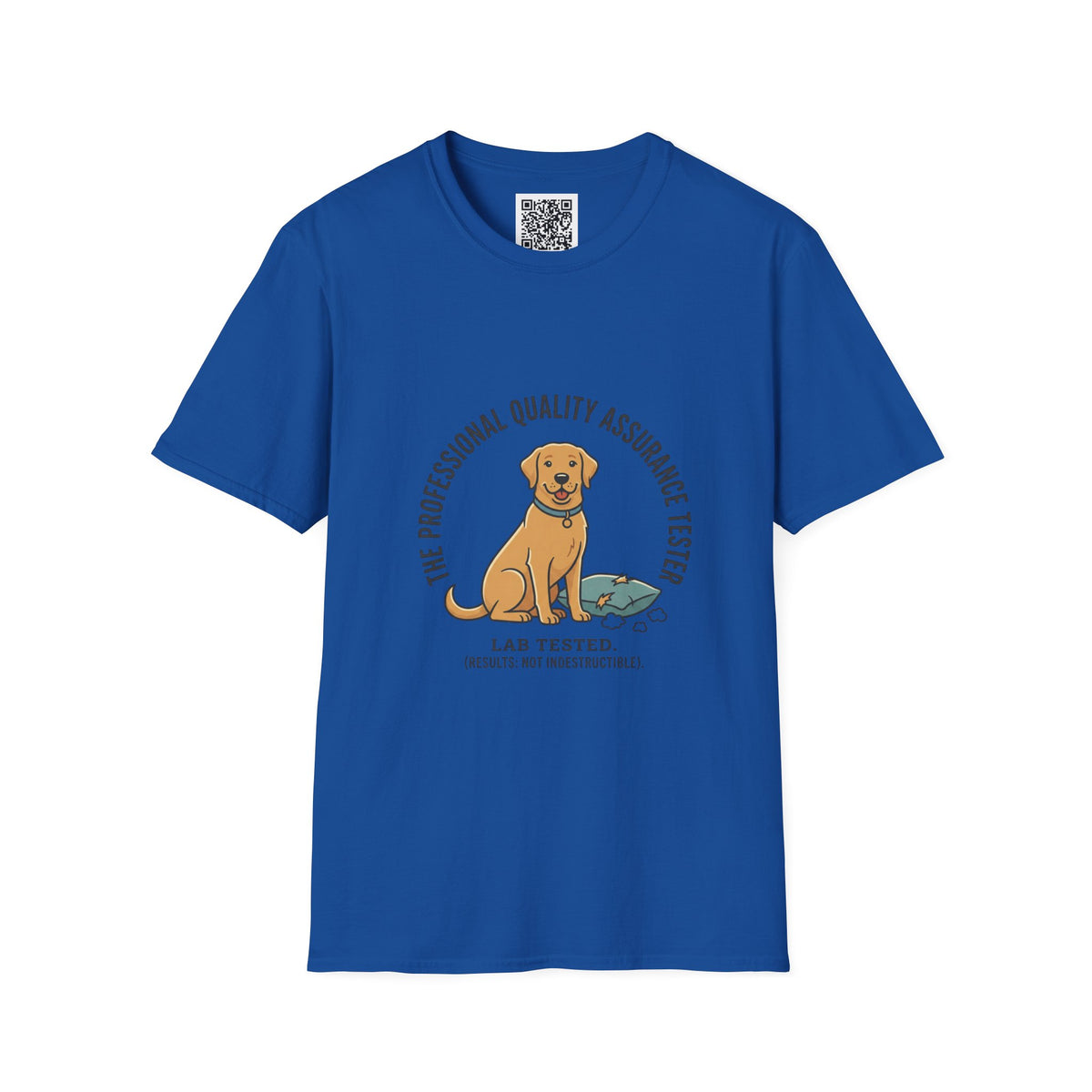 Lab Tested Quality Assurance Dog Graphic Tee