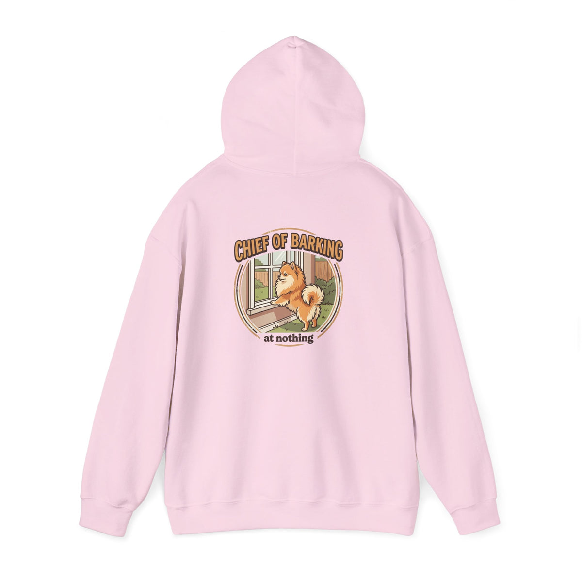 Pomeranian 'Chief of Barking at Nothing' Hoodie