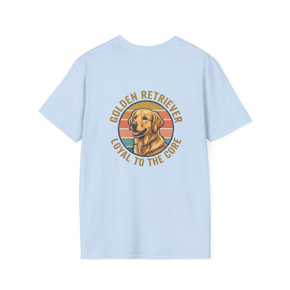 Golden Retriever Good Boy Club Print T-Shirt
