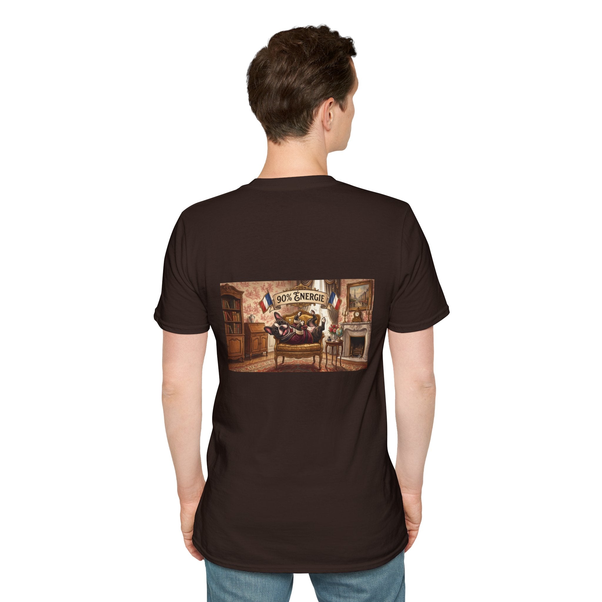 French Bulldog 90% Energy T-Shirt Graphic Tee
