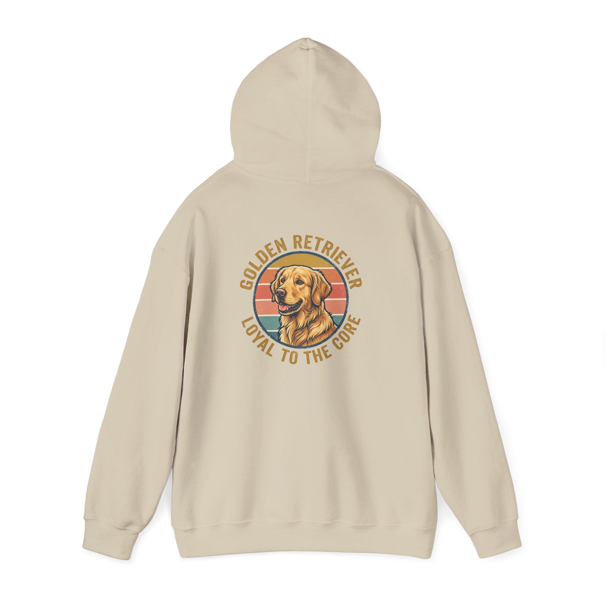 Golden Retriever Hoodie — "Loyal to the Core" Dog Lover Pullover