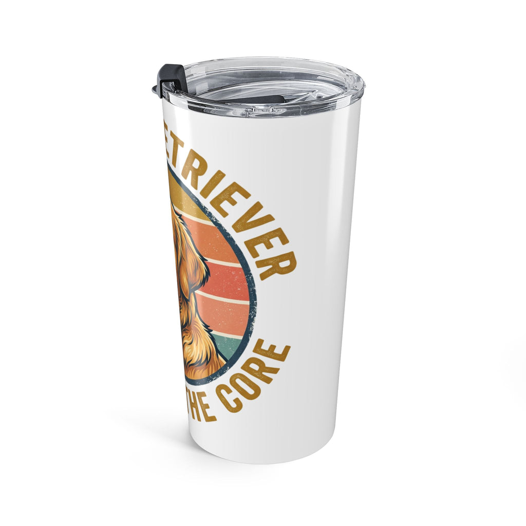 Golden Retriever 20oz Tumbler — Retro Dog Lover Travel Mug