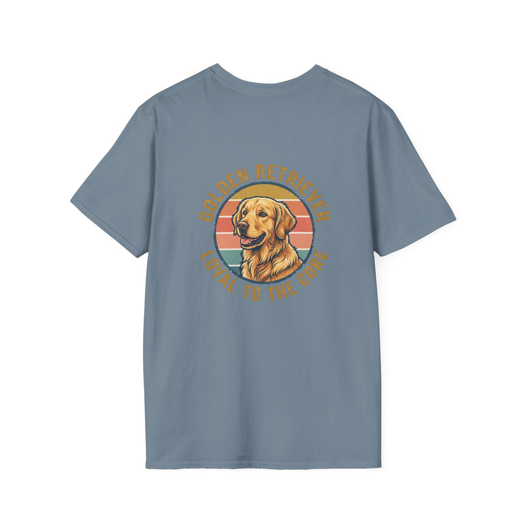 Golden Retriever Good Boy Club Print T-Shirt