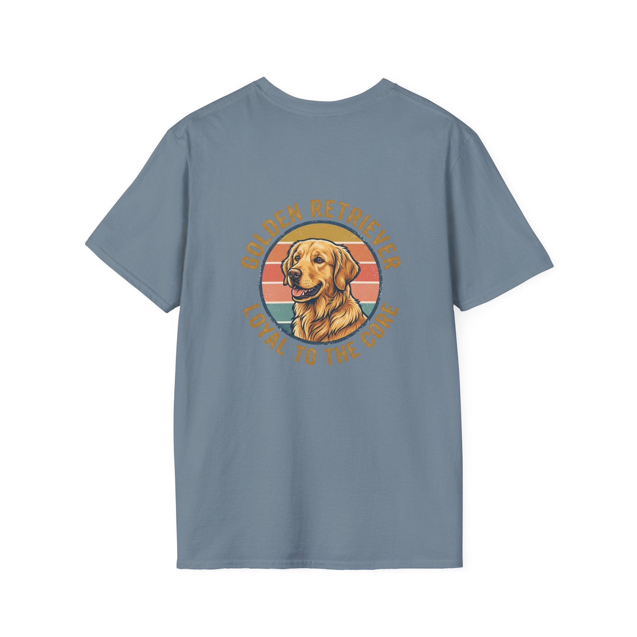 Golden Retriever Good Boy Club Print T-Shirt