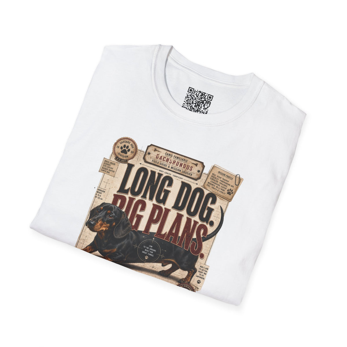 Long Dog, Big Plans Dachshund T-Shirt