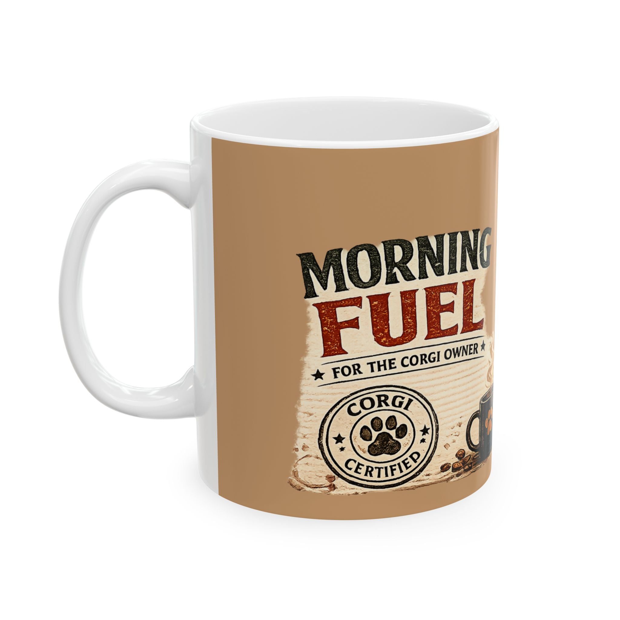 Corgi Coffee Mug – "Morning Fuel"