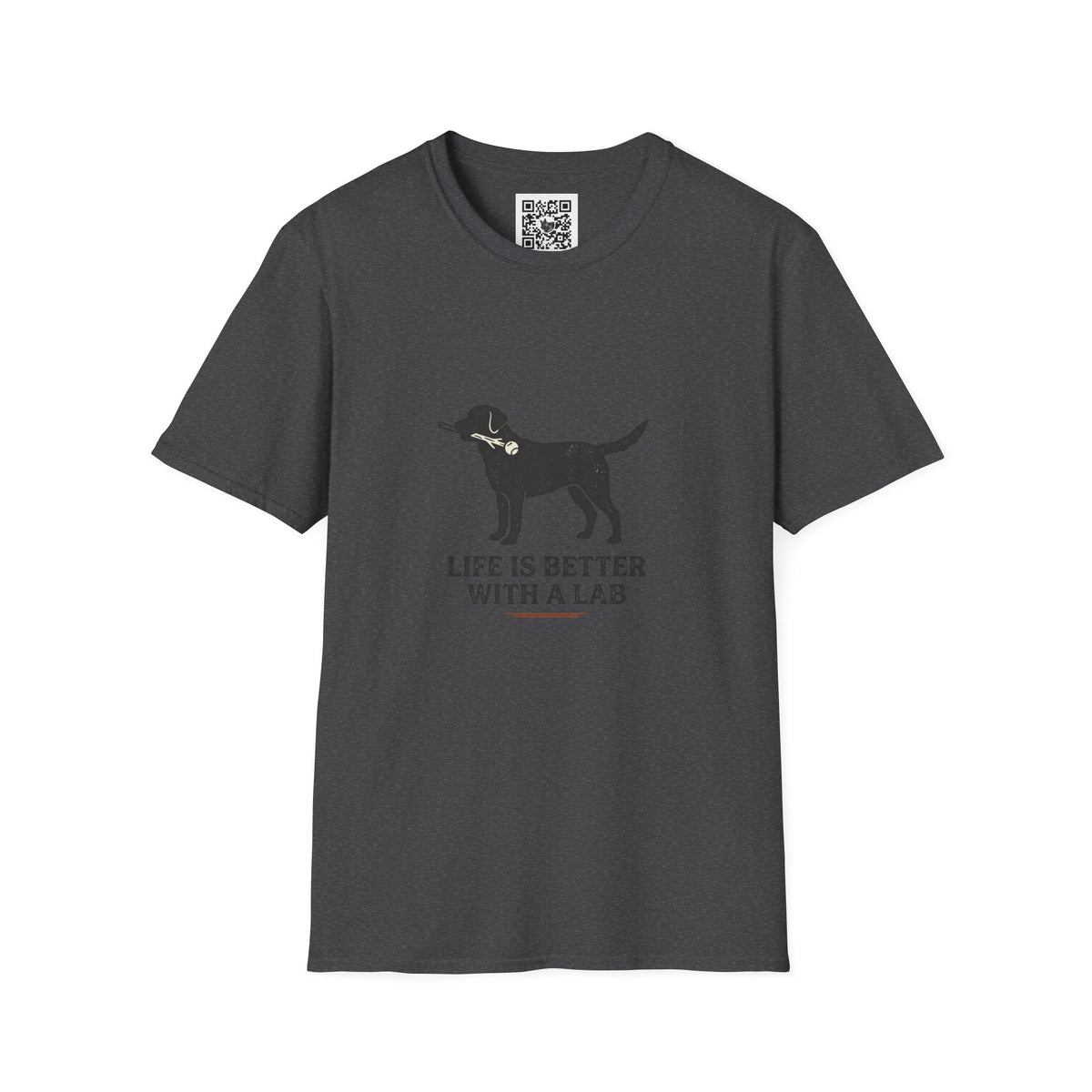 Lab Retriever T-Shirt — "Life Is Better With a Lab" Dog Lover Tee