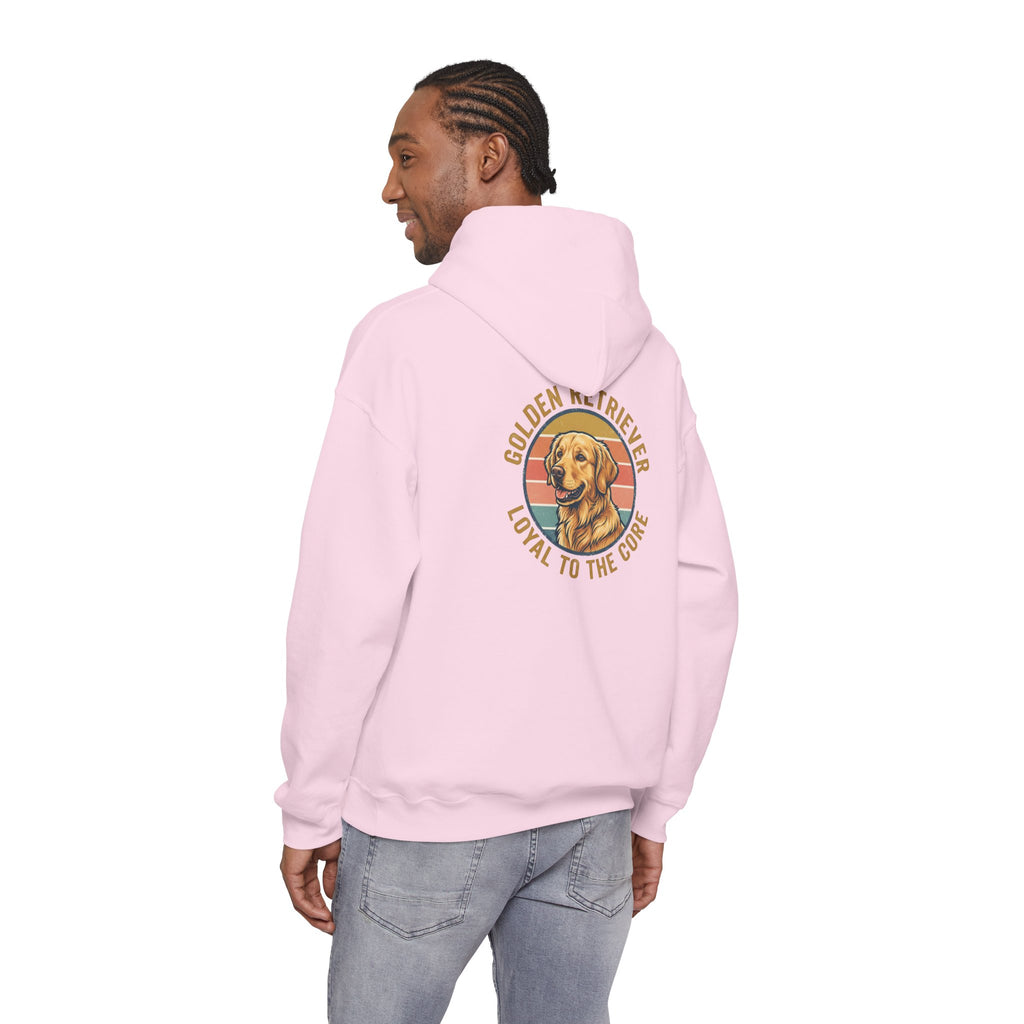 Golden Retriever Hoodie — "Loyal to the Core" Dog Lover Pullover