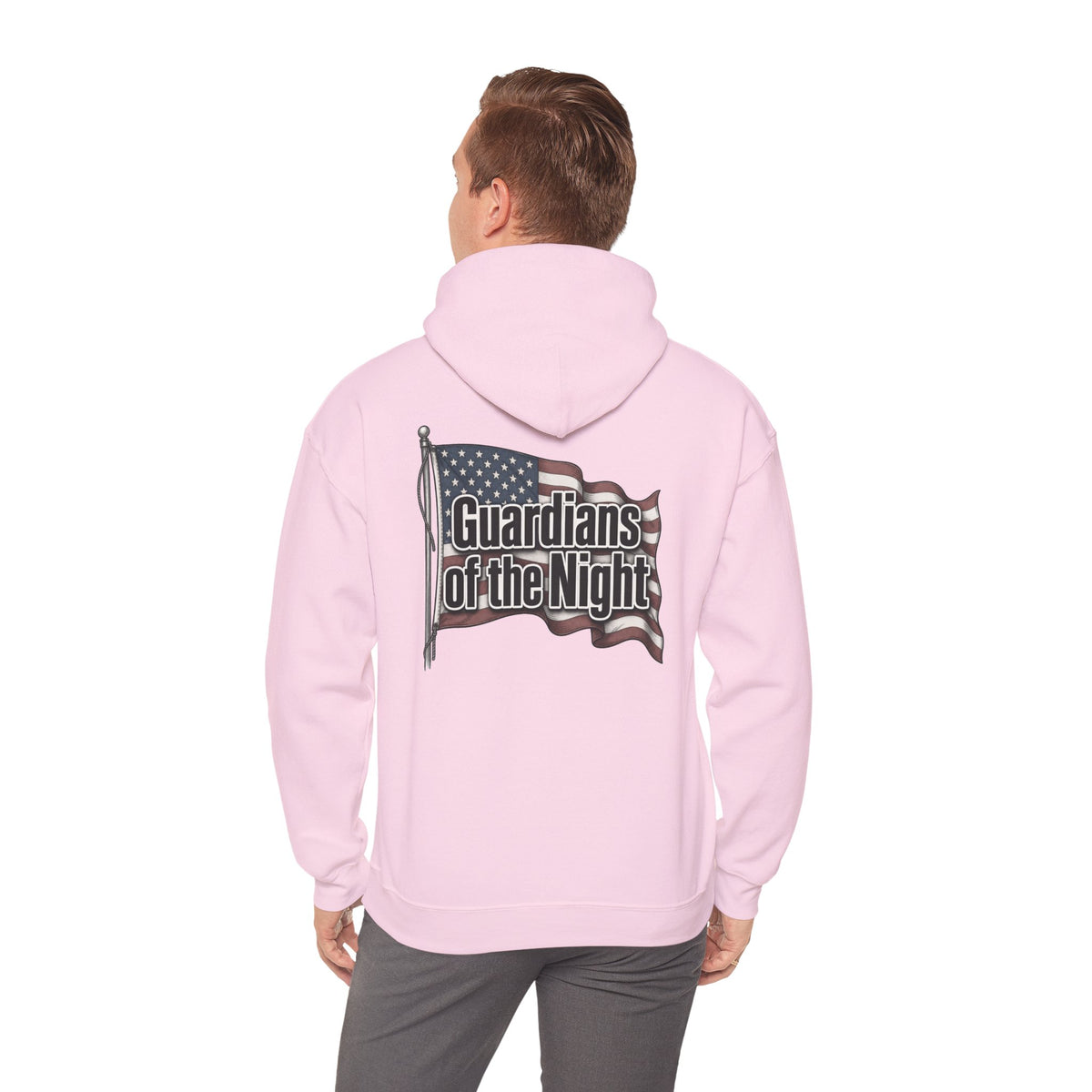 Guardians of the Night Hoodie – Patriotic American Flag Sweatshirt