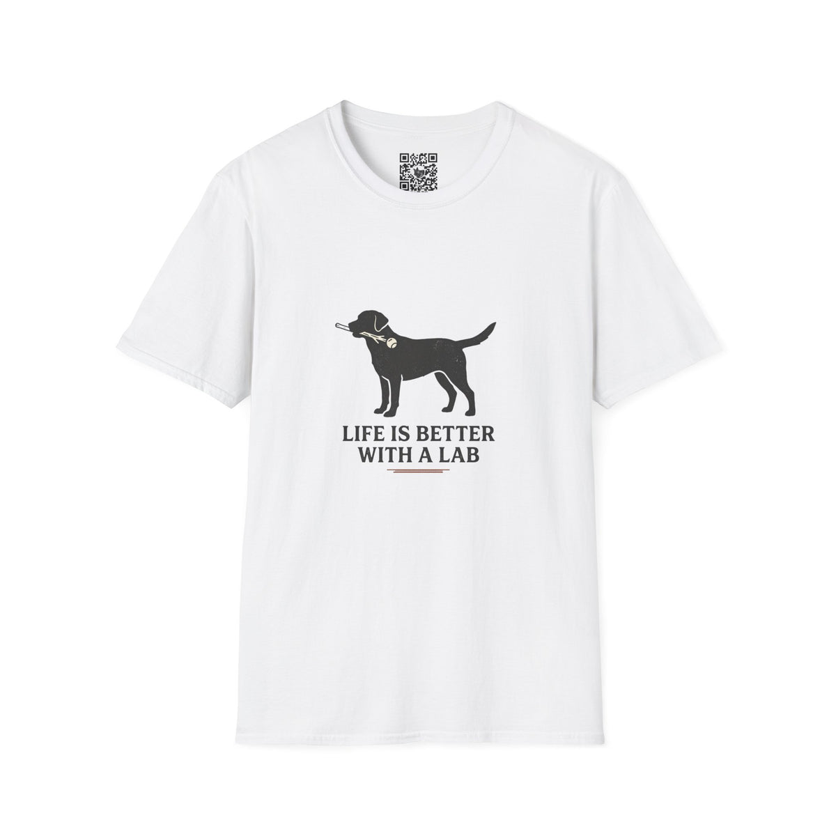 Lab Retriever T-Shirt — "Life Is Better With a Lab" Dog Lover Tee