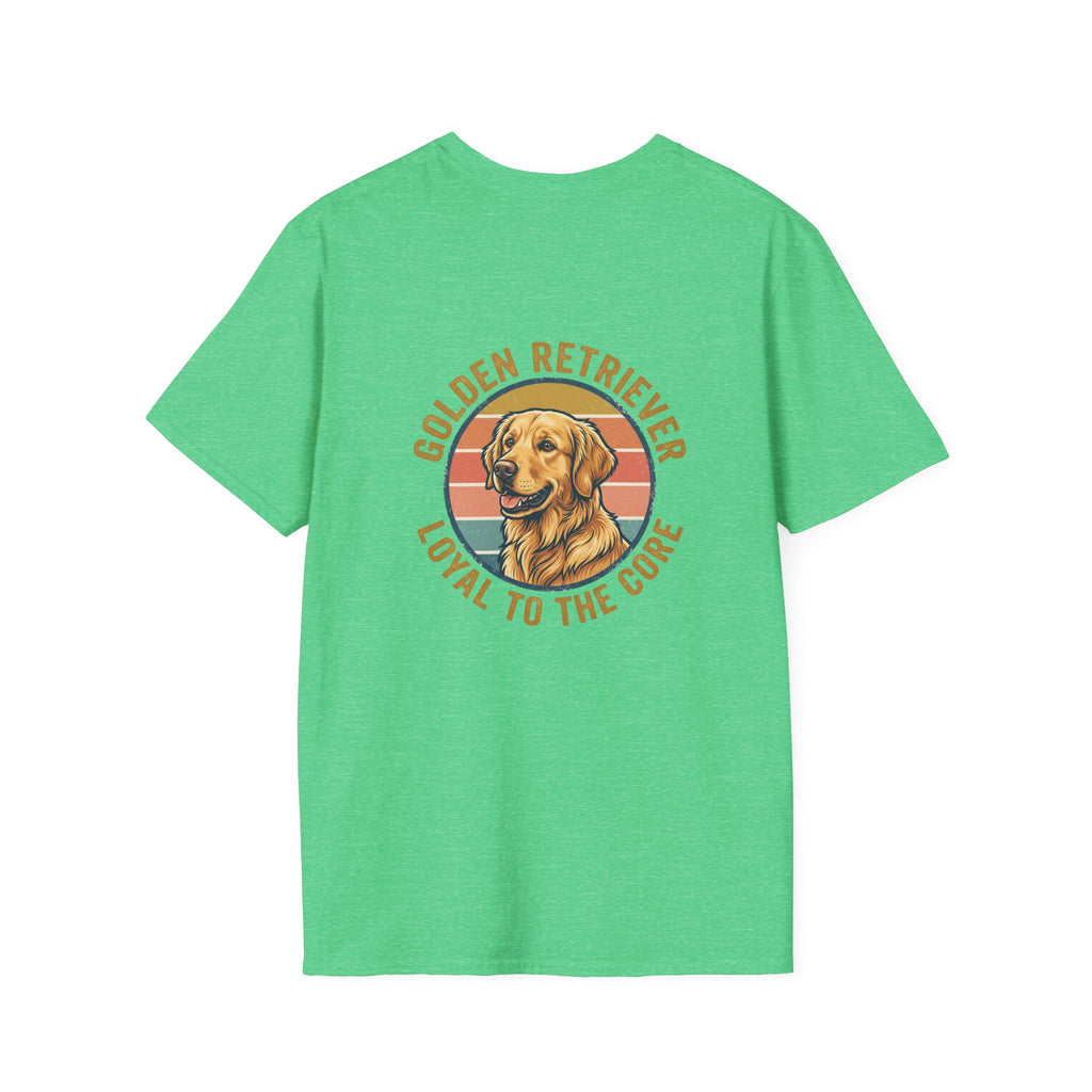 Golden Retriever Good Boy Club Print T-Shirt