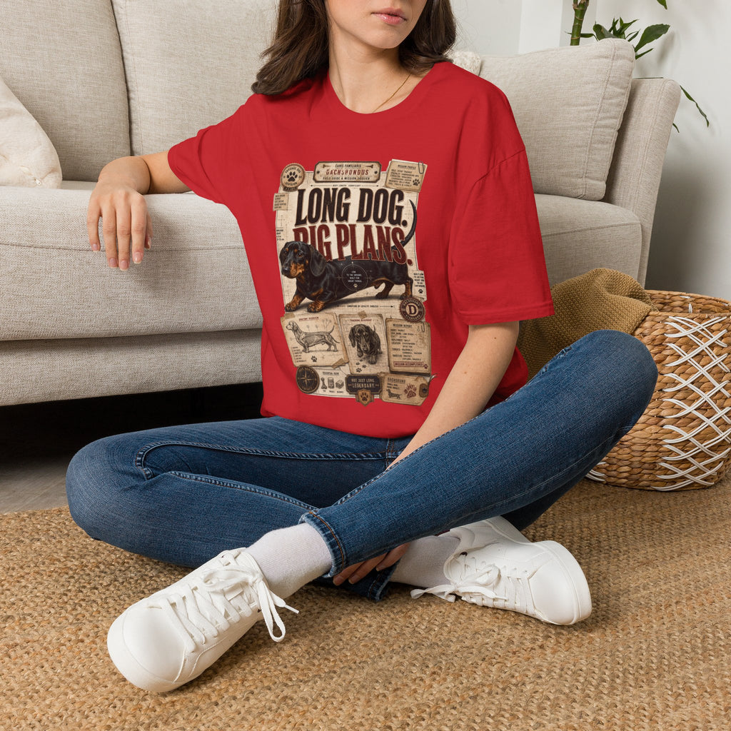 Long Dog, Big Plans Dachshund T-Shirt