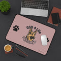 GSD 4 Life Desk Mat – “My Husband is the Spare Human” German Shepherd Mouse Pad