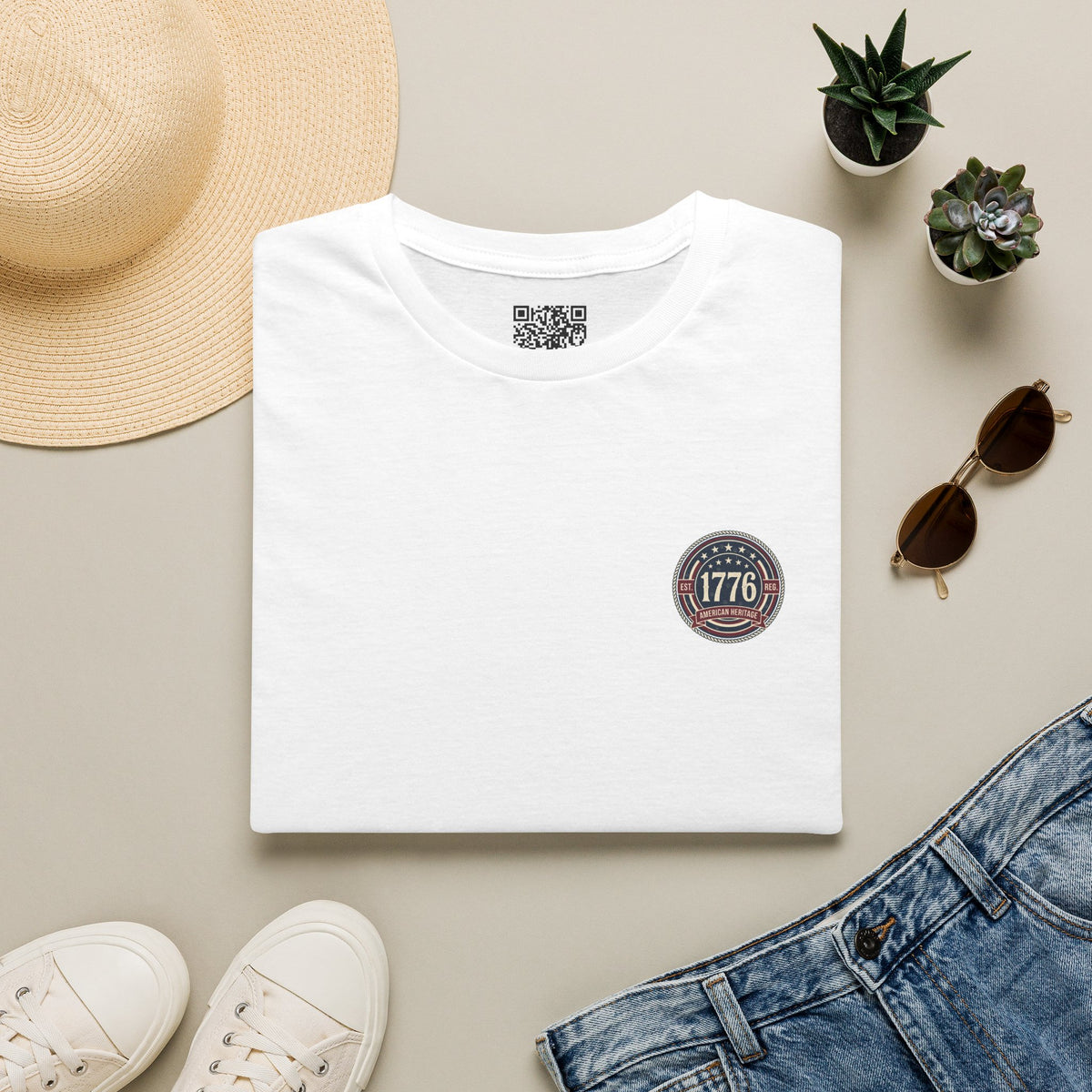 Guardians of the Night T-Shirt — Minimal Chest Text Tee