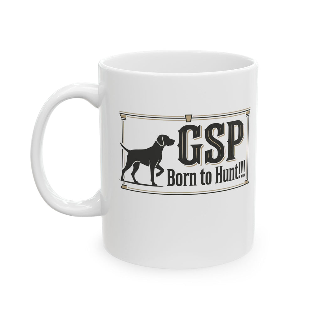 German Shorthaired Pointer Blueprint Ceramic Mug (11oz, 15oz)