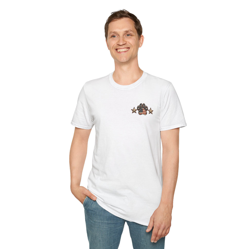 Guardian German Shepherd T-Shirt — Loyal & Free Patriotic K9 Tee