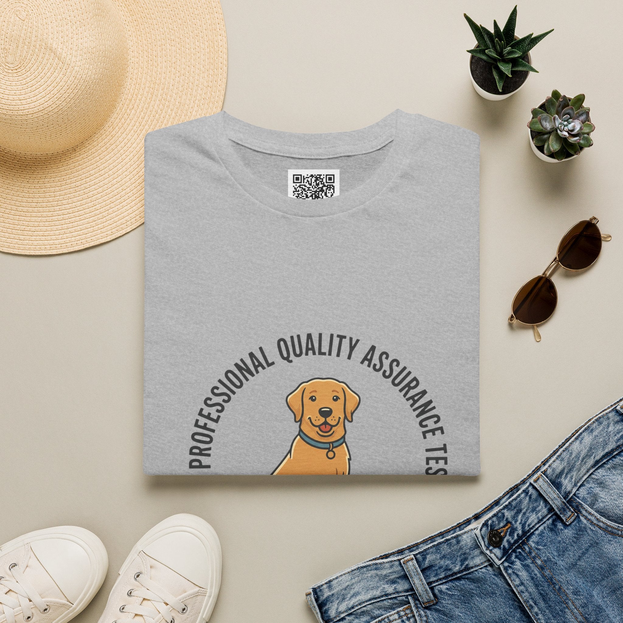 Lab Tested Quality Assurance Dog Graphic Tee
