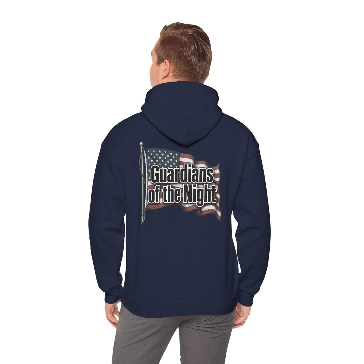 Guardians of the Night Hoodie – Patriotic American Flag Sweatshirt