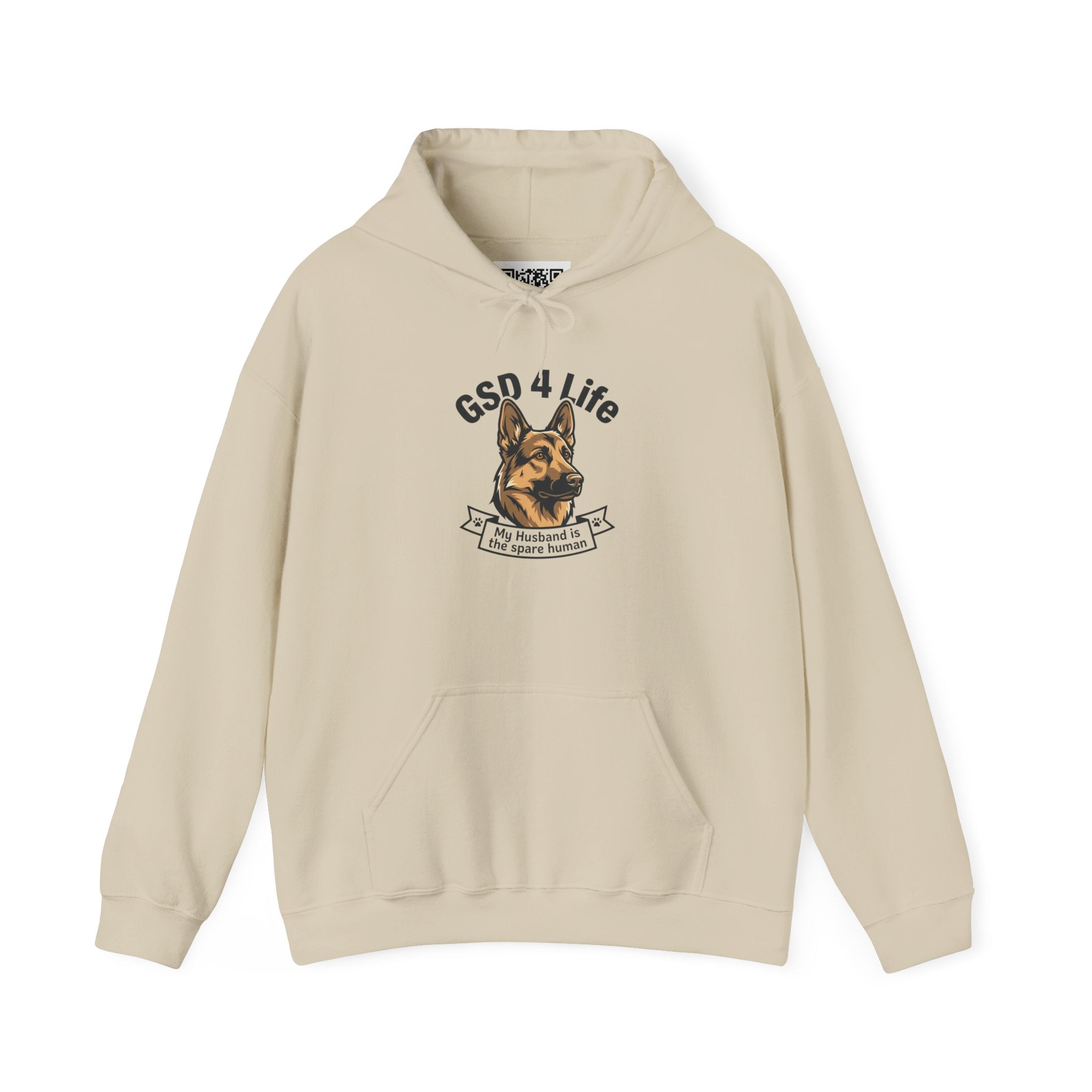 GSD 4 Life Hoodie — my husband is the spare human