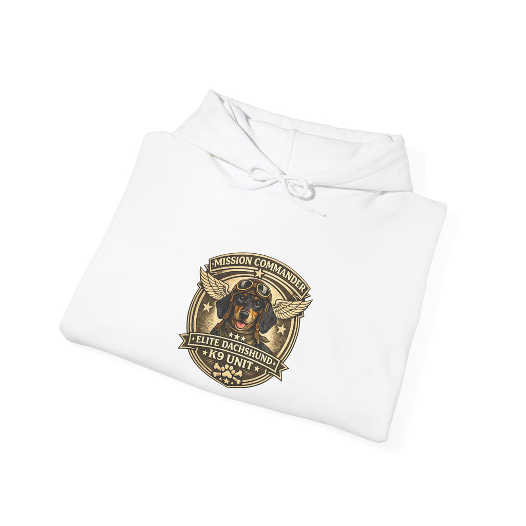 Dachshund — "Long Dog" Vintage Badge Graphic
