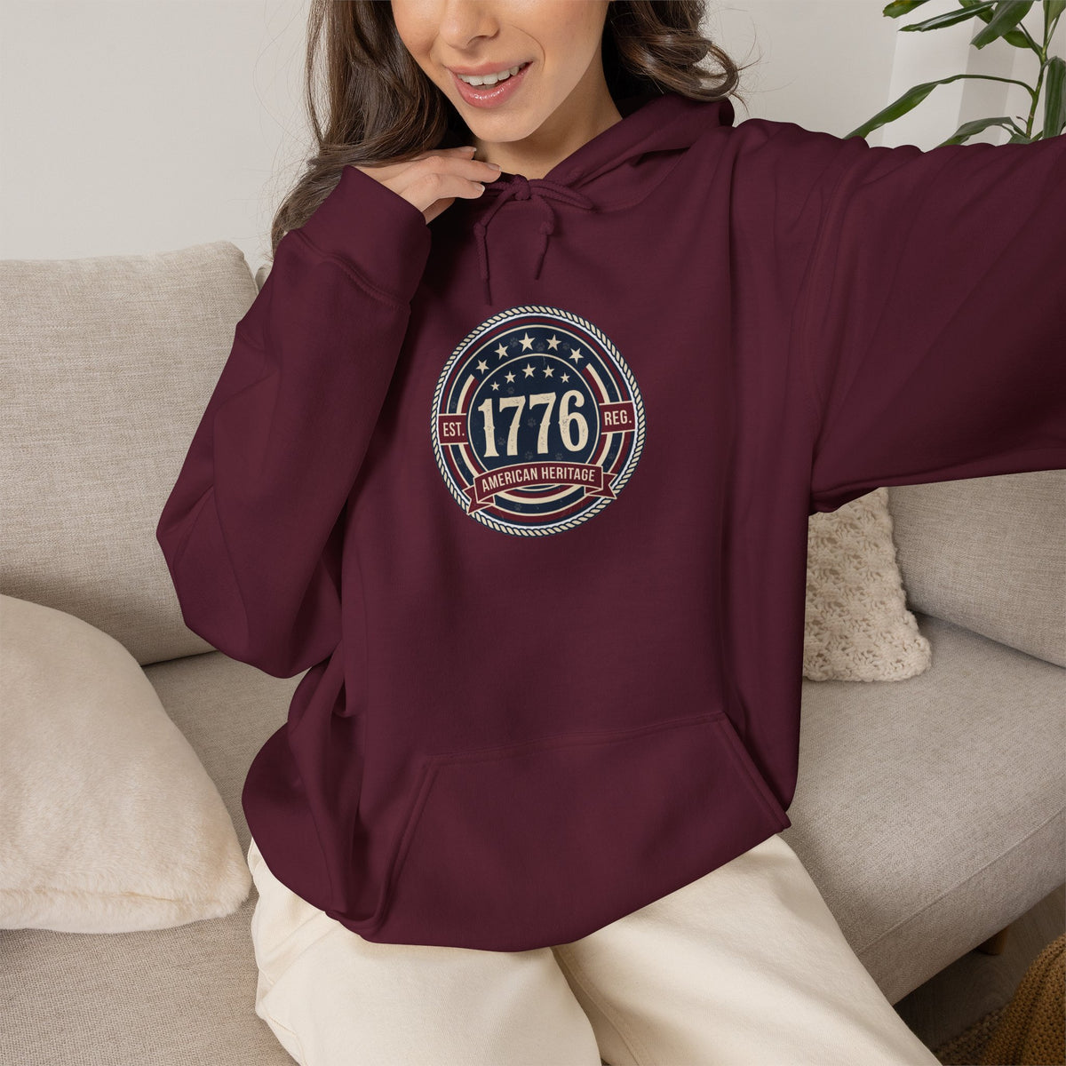 Guardians of the Night Hoodie – Patriotic American Flag Sweatshirt