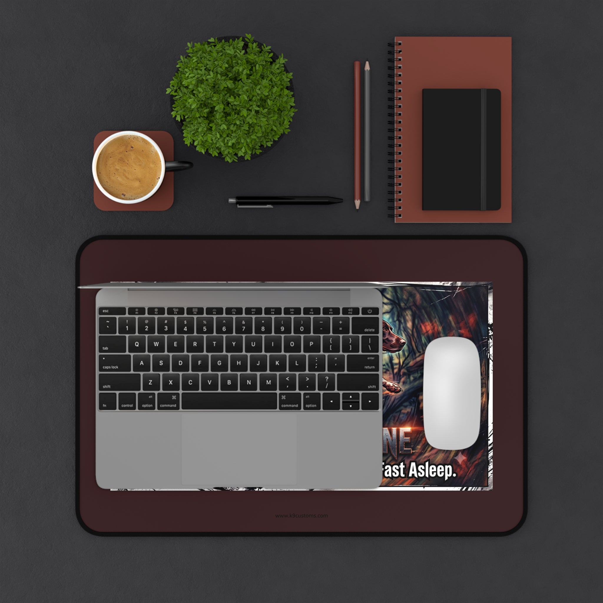 GSP Chaos Engine Desk Mat — "I have two speeds: Full Sprint and Fast Asleep"