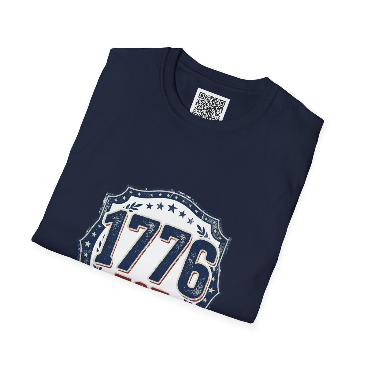 1776 Vintage Shield T-Shirt — Patriotic Independence Day Tee
