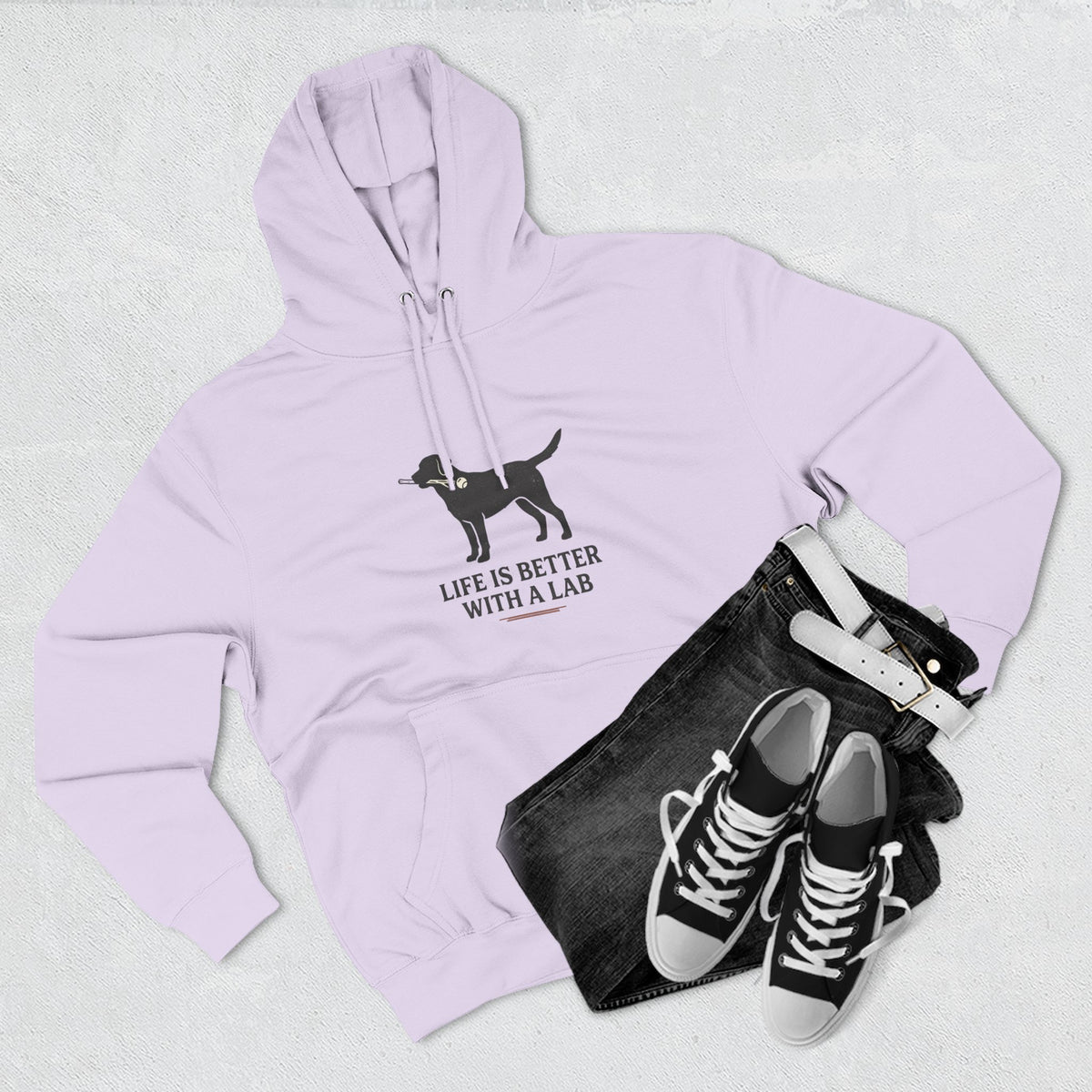 Life Is Better With A Lab Hoodie — Labrador Retriever Dog Lover Pullover