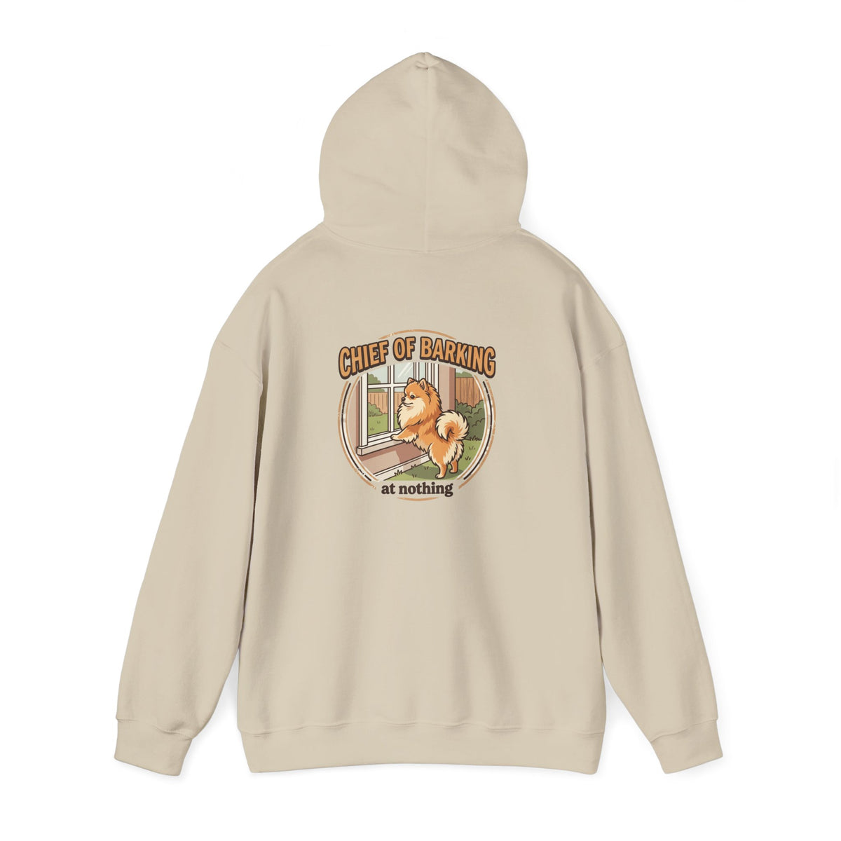 Pomeranian 'Chief of Barking at Nothing' Hoodie