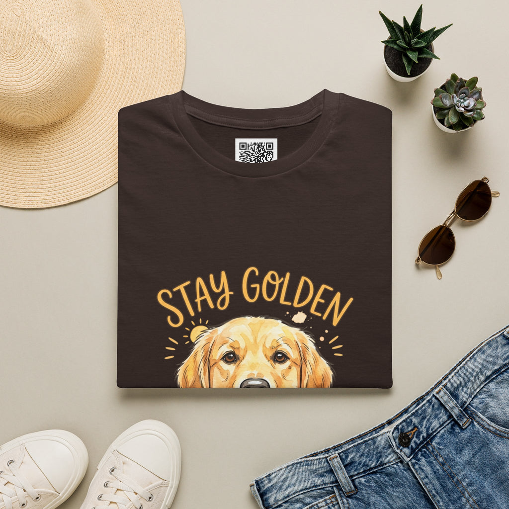 "Stay Golden" Golden Retriever Graphic Tee