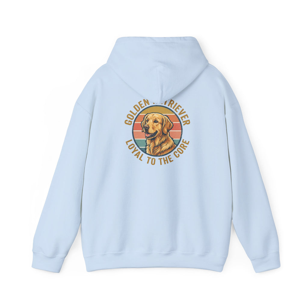Golden Retriever Hoodie — "Loyal to the Core" Dog Lover Pullover