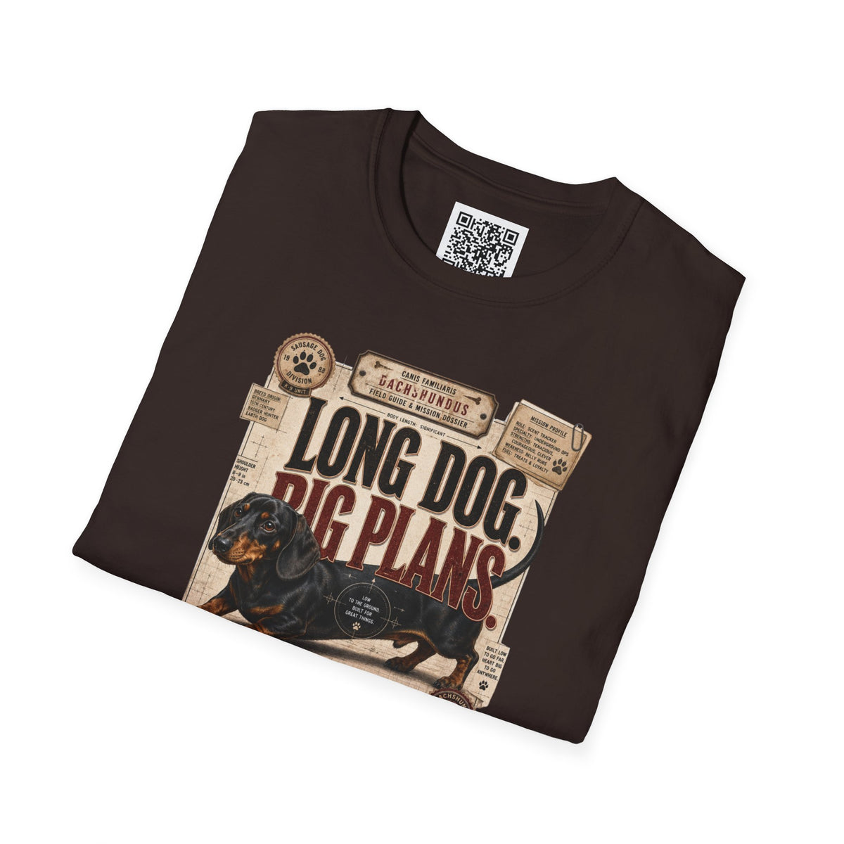 Long Dog, Big Plans Dachshund T-Shirt