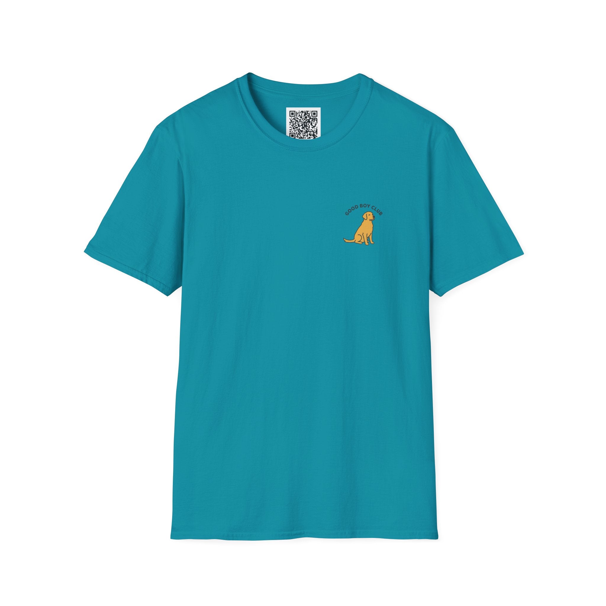 Golden Retriever Good Boy Club Print T-Shirt