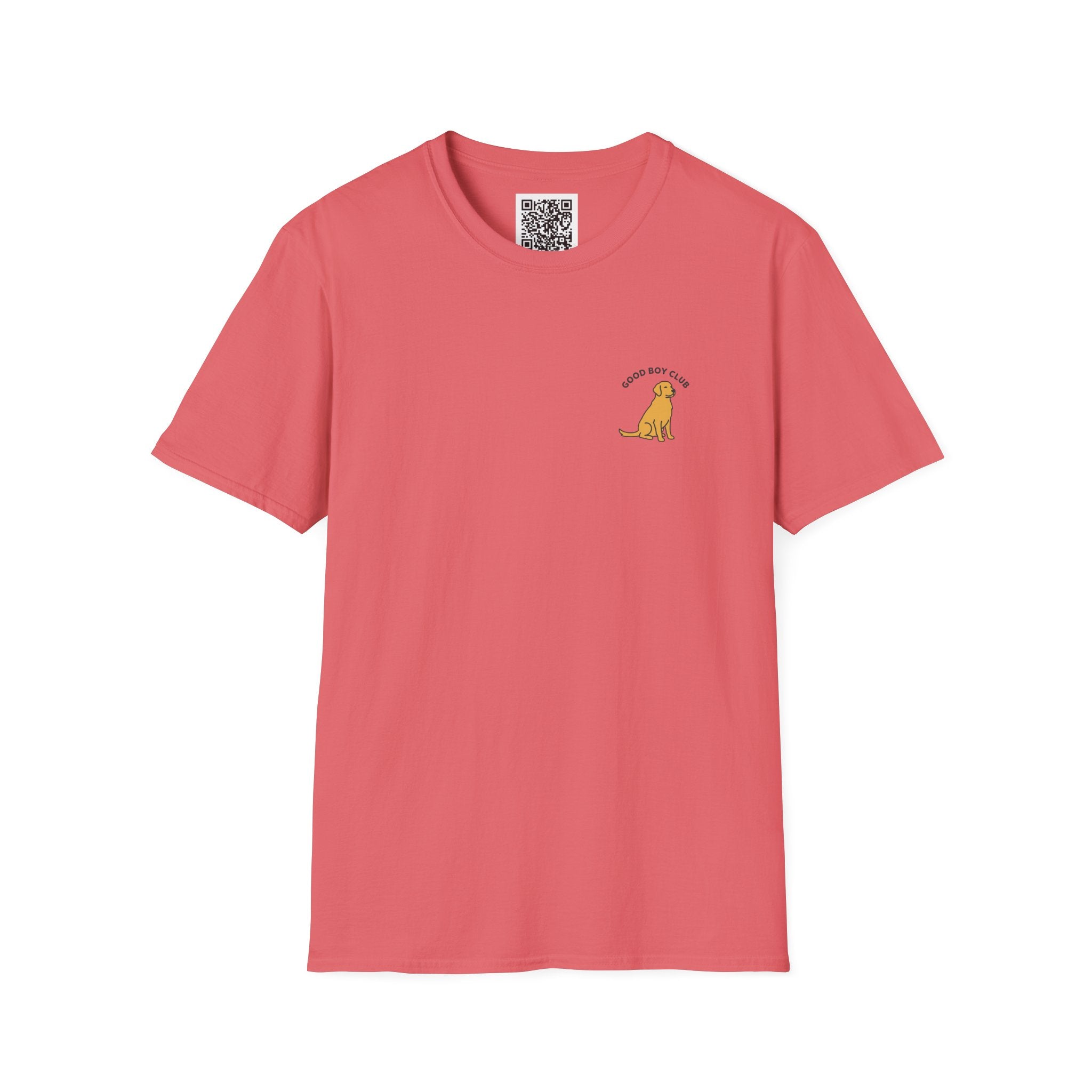 Golden Retriever Good Boy Club Print T-Shirt