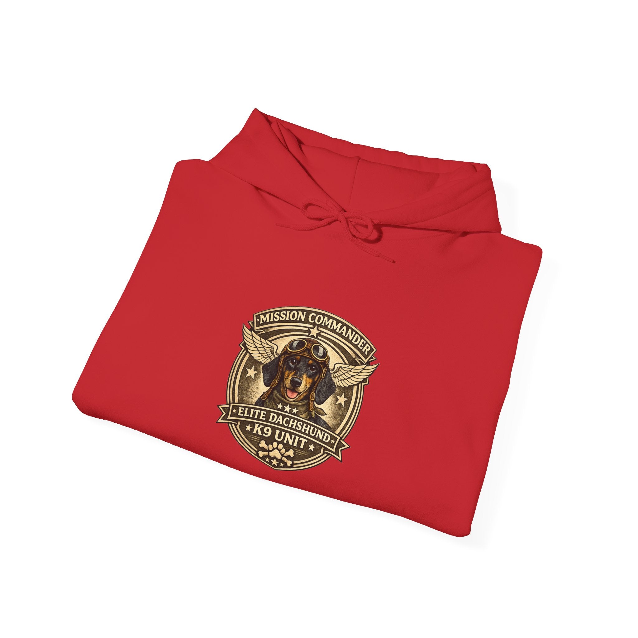 Dachshund — "Long Dog" Vintage Badge Graphic