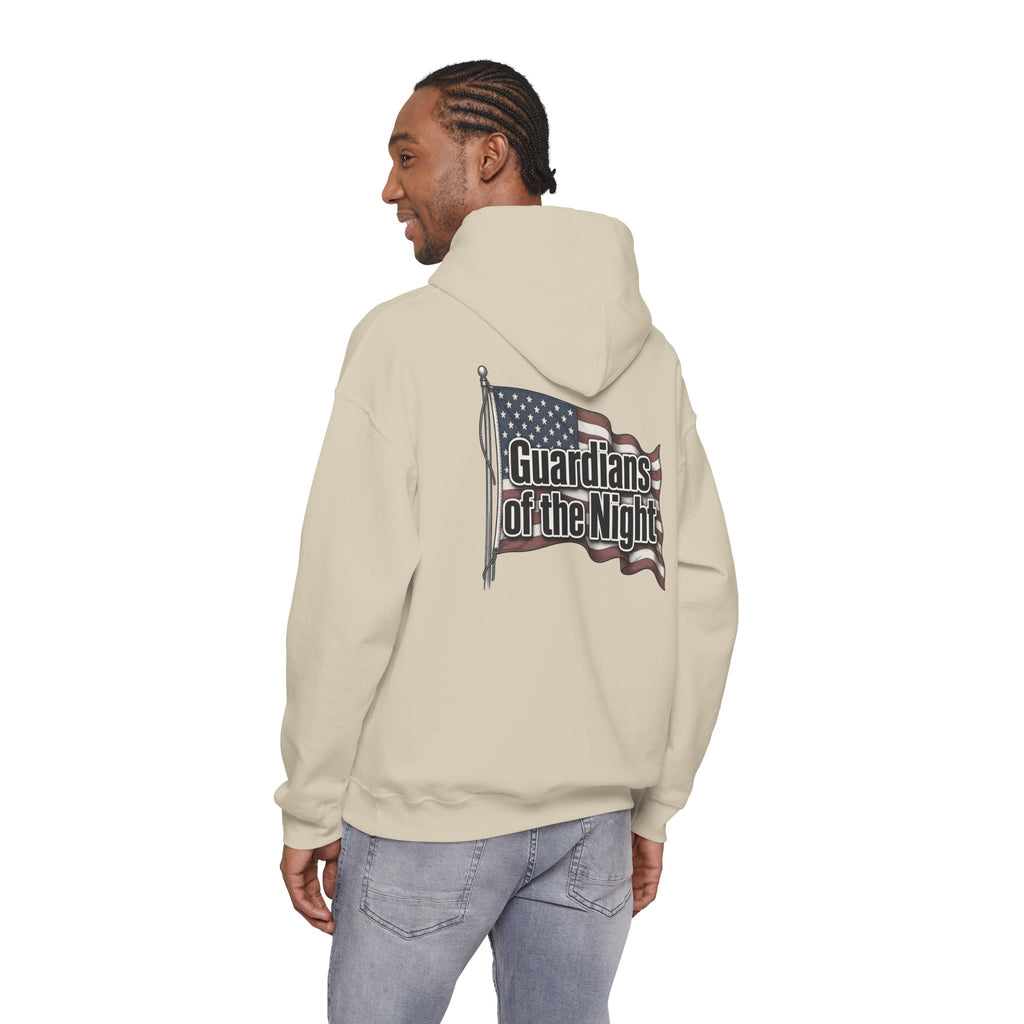 Guardians of the Night Hoodie – Patriotic American Flag Sweatshirt