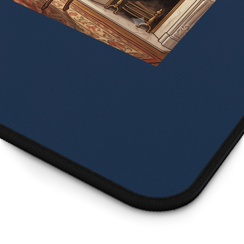 Frenchie Desk Mat – 90% Énergie French Bulldog Gaming/Office Mouse Pad