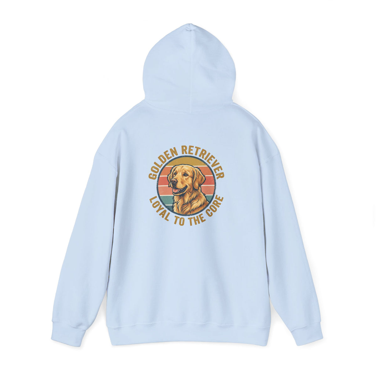 Golden Retriever Hoodie — "Loyal to the Core" Dog Lover Pullover