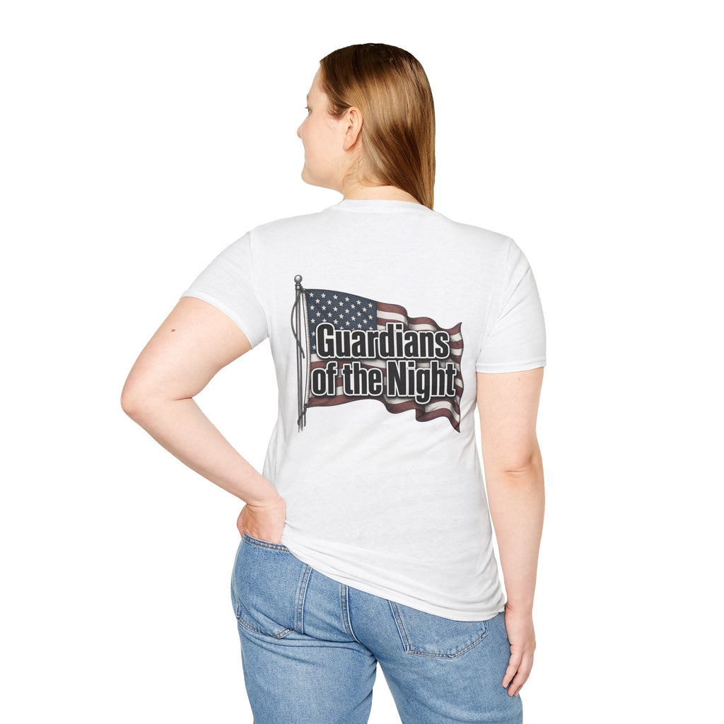 Guardians of the Night T-Shirt — Minimal Chest Text Tee
