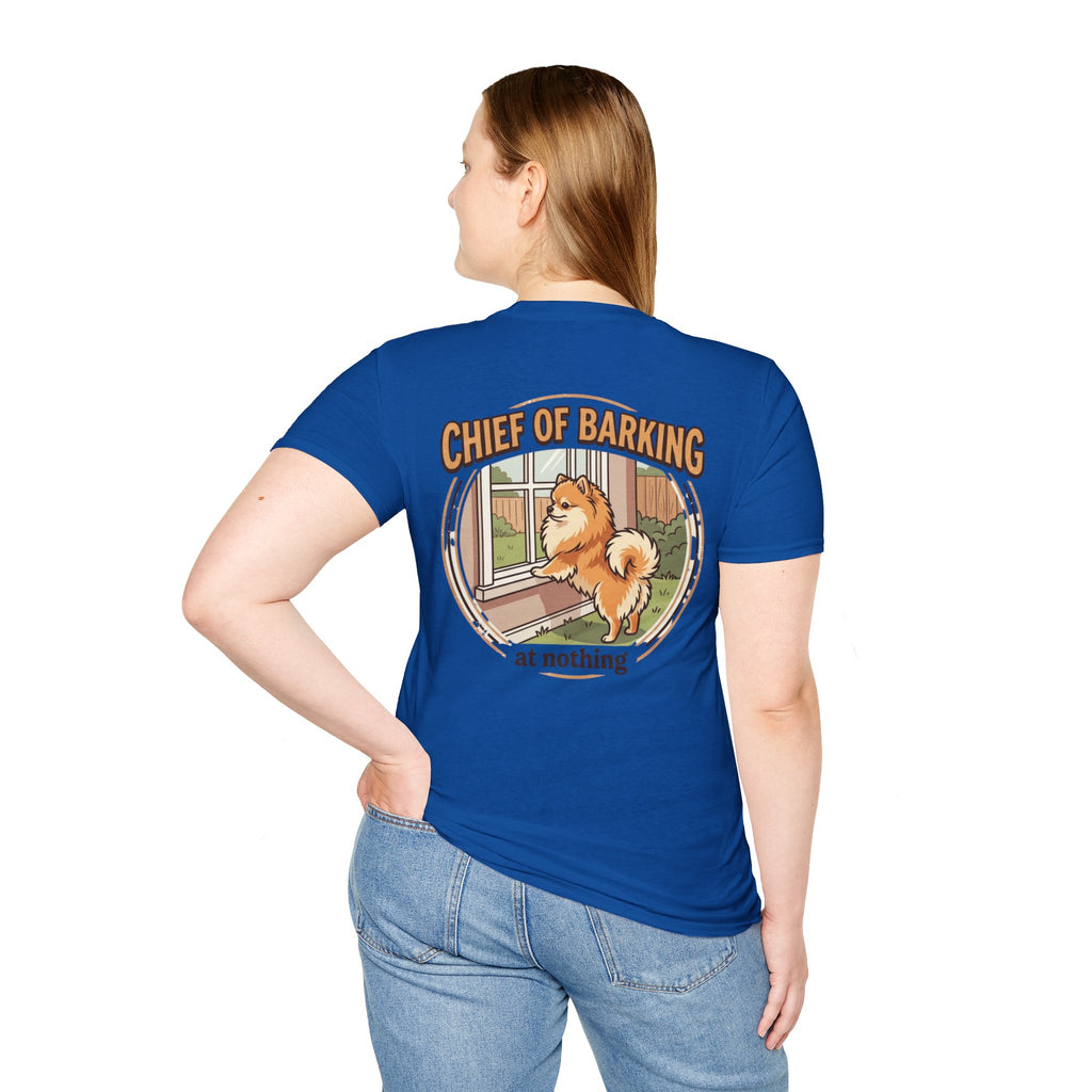 Pomeranian Chief of Barking T-Shirt