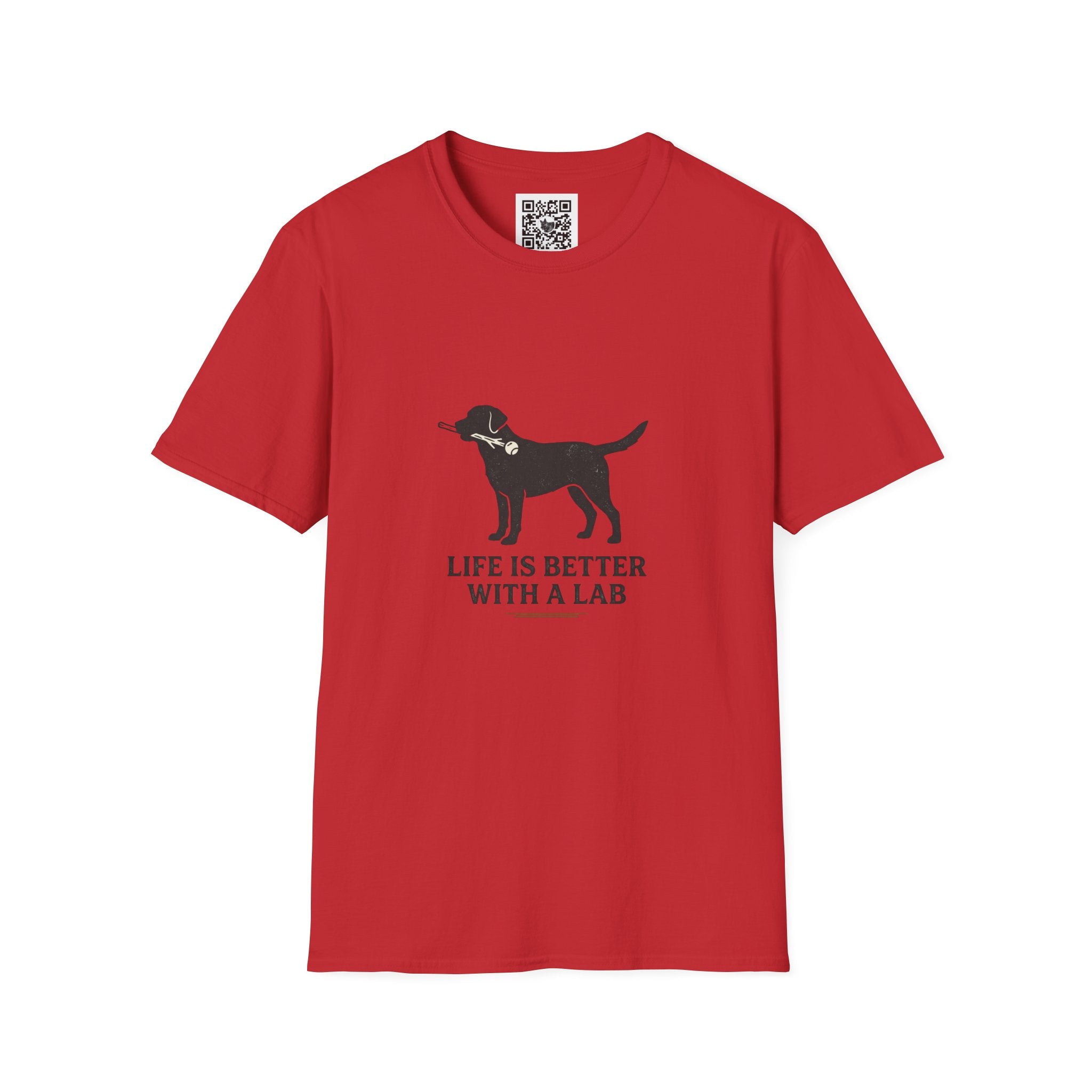Lab Retriever T-Shirt — "Life Is Better With a Lab" Dog Lover Tee