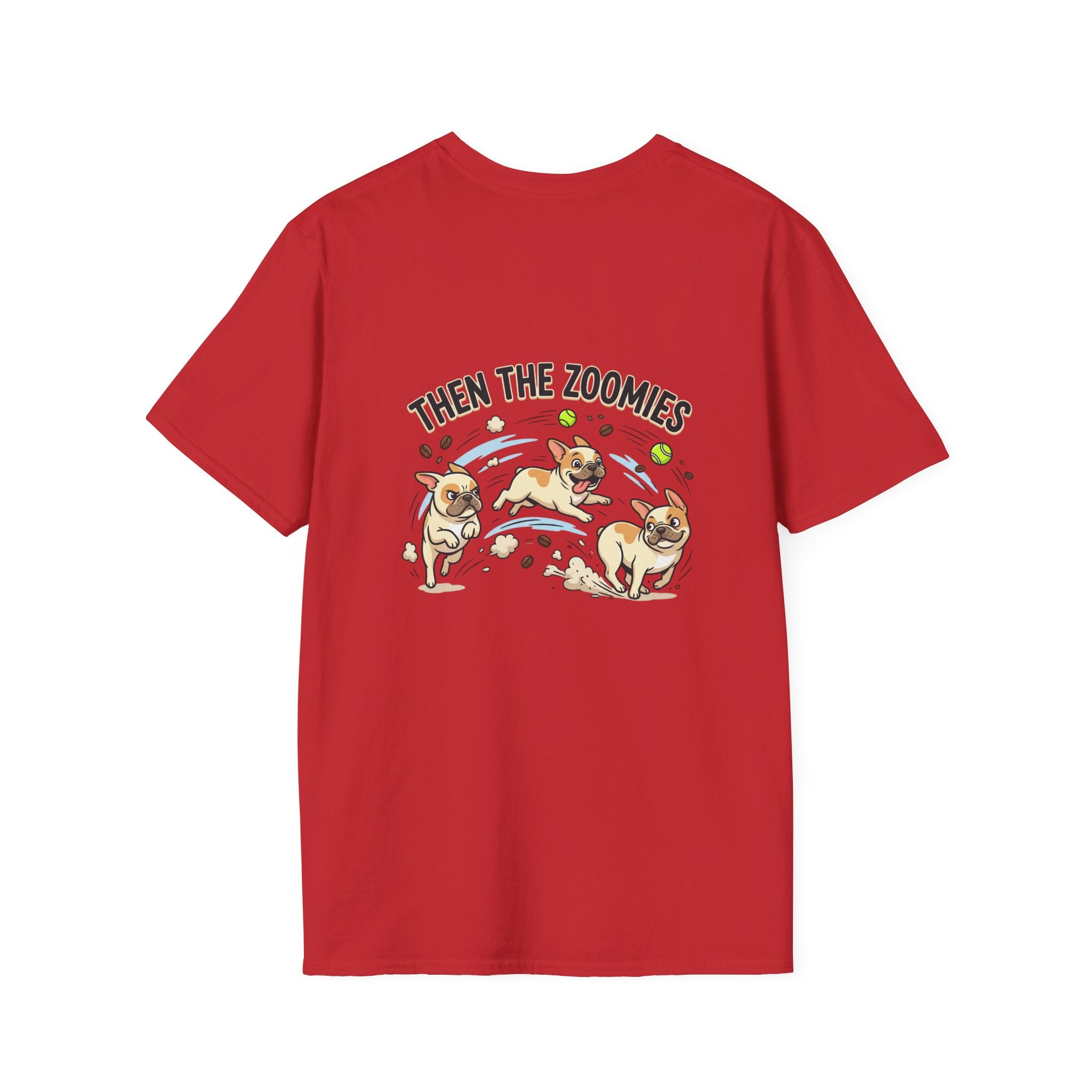 French Bulldog "Coffee First" T-Shirt