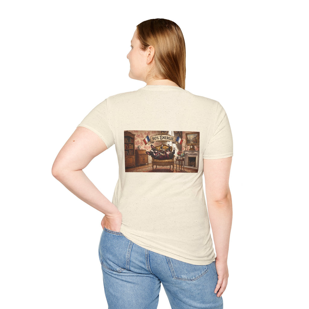 French Bulldog 90% Energy T-Shirt Graphic Tee