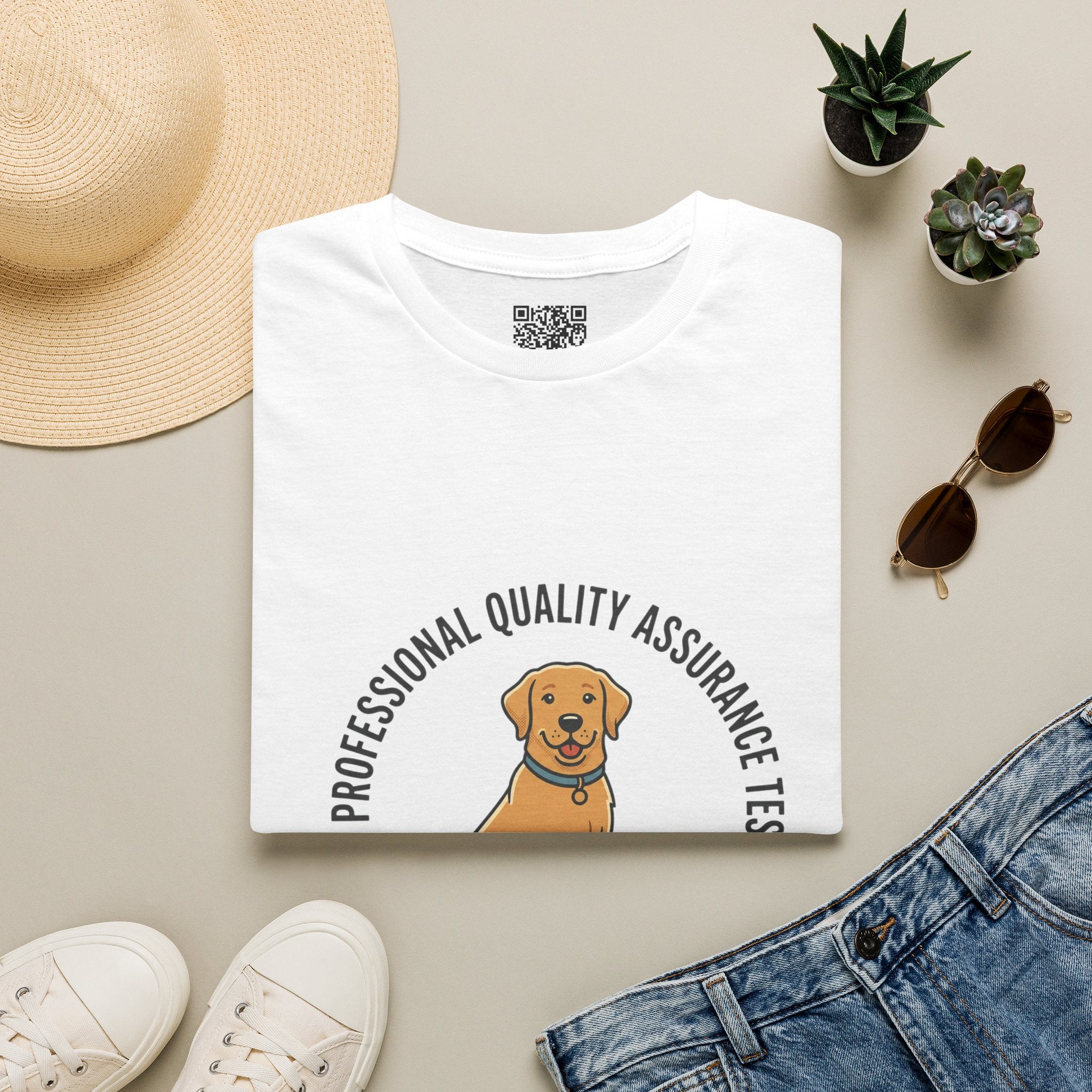 Lab Tested Quality Assurance Dog Graphic Tee