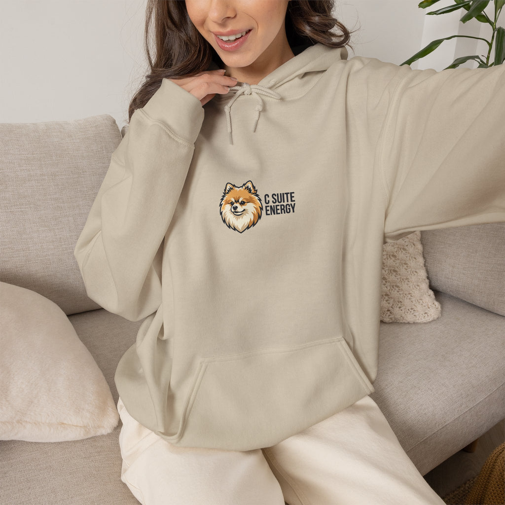 Pomeranian 'Chief of Barking at Nothing' Hoodie