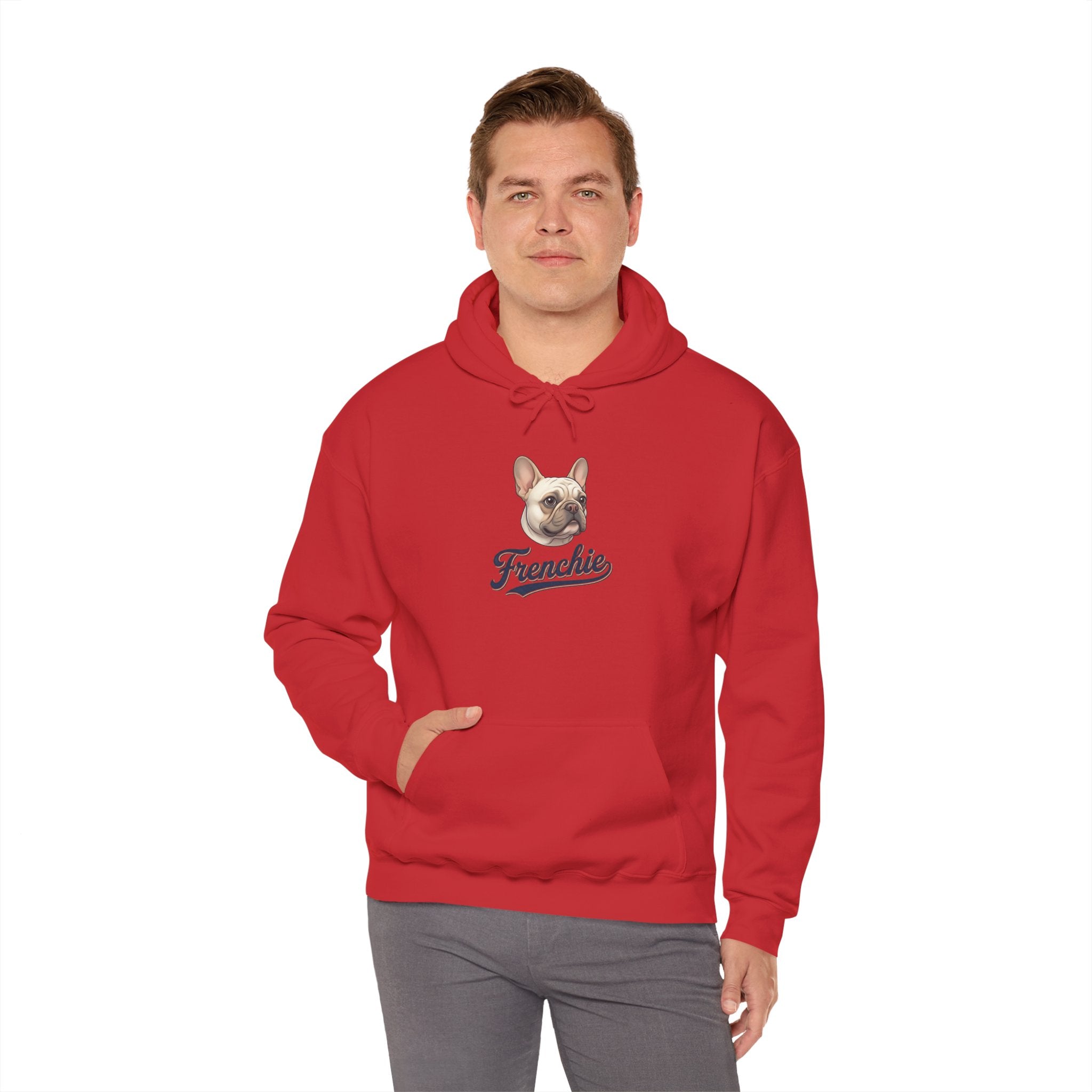 Frenchie Hoodie 90% Energy — Graphic Pullover