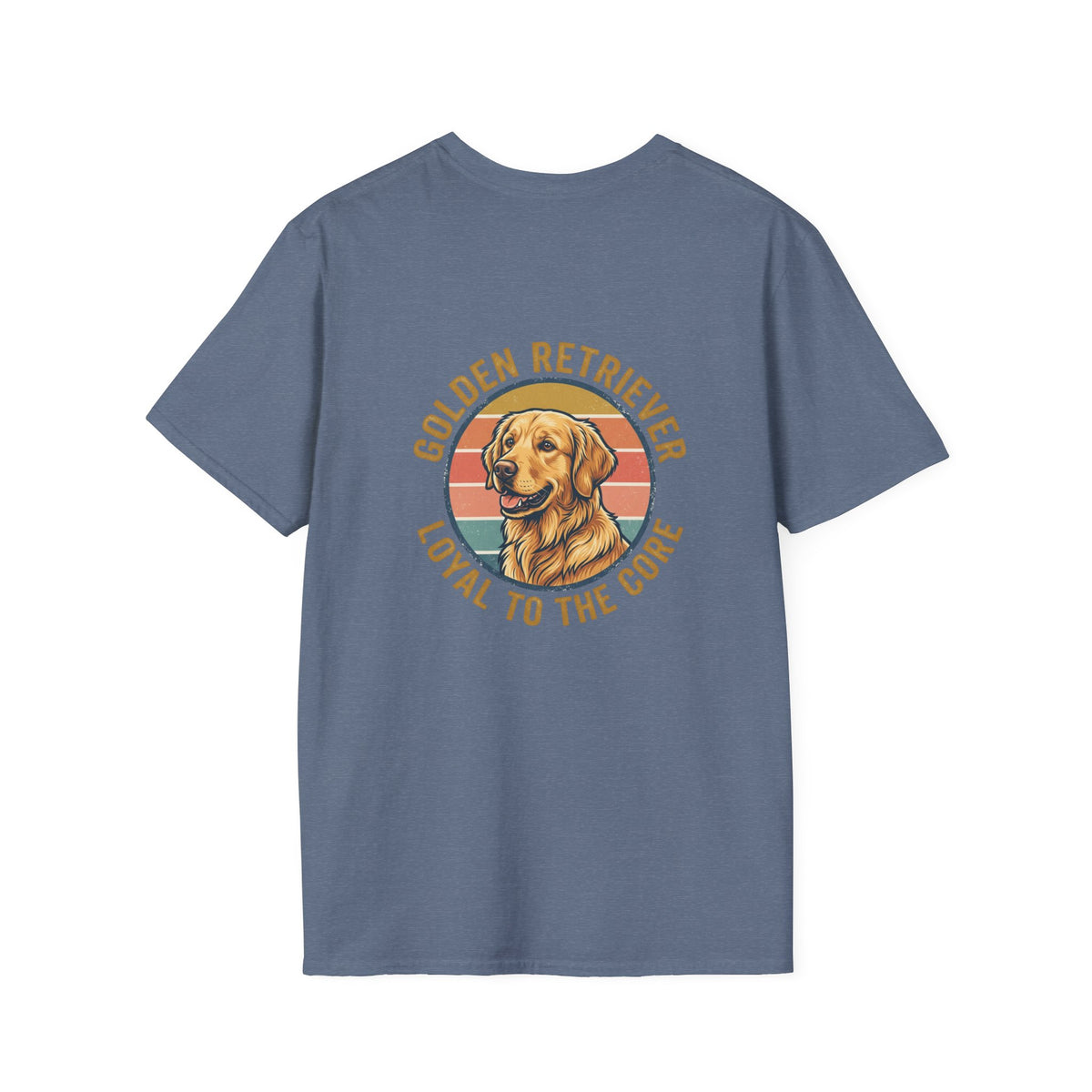 Golden Retriever Good Boy Club Print T-Shirt