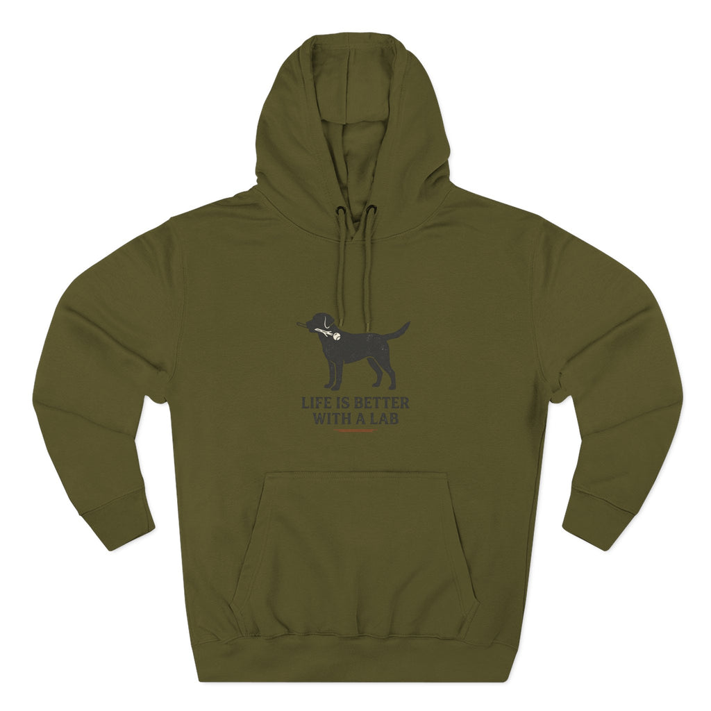 Life Is Better With A Lab Hoodie — Labrador Retriever Dog Lover Pullover